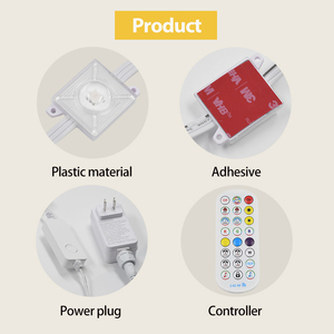 Kit de luz de punto de píxel de Navidad cambiable permanente de 50 pies IP67 arandela de pared 220V 30 lámparas Control inteligente luces de cadena de alero al aire libre - Product Image 5