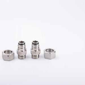 Raccordo Conico Metrico Maschio DIN 2353 <span class=keywords><strong>SS</strong></span> <span class=keywords><strong>24</strong></span> 2MC 2MD in Acciaio Inox, Connettore per Tubi Idraulici, Giunto a Compressione Zincato - Product Image 4