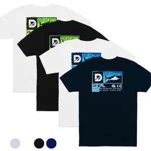 Custom Printed T-shirt Blank T-shirt With Logo For Men Your Own Brand Heat Transfer Men T-shirt