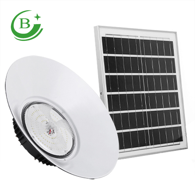 Factory Industrial Lighting Workshop Waterproof Ip66 100w Solar Led High Bay Light