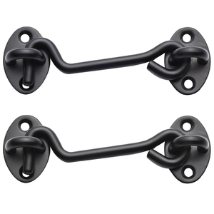 Hiện Đại Màu Đen móc và mắt <span class=keywords><strong>Latch</strong></span> Heavy Duty thép Barn <span class=keywords><strong>Door</strong></span> khóa cổng <span class=keywords><strong>Latch</strong></span> bền màn hình chốt - Product Image 5