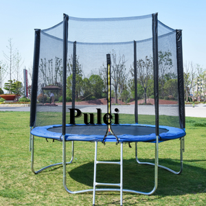 Trampolino Pieghevole con Rete di Sicurezza a <span class=keywords><strong>Prezzo</strong></span> di Fabbrica, Grande Trampolino per Bambini con Doppia Protezione, Letto Elastico per Parco Divertimenti - Product Image 3