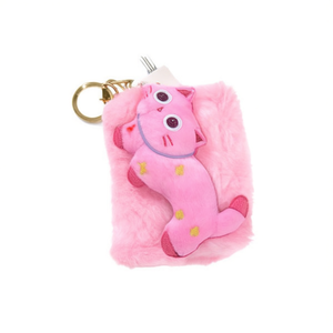 Cartera de bolsillo cuadrada con diseño de gatito, 12x10cm, mini bolso de piel sintética con llavero para mujeres y niñas, accesorio de moda - Product Image 2