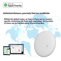 Traceur GPS intelligent magnétique étanche IP67 LBS, compatible Android Google Find My Device, localisateur d'animaux en plastique avec 1 an d'autonomie de la batterie