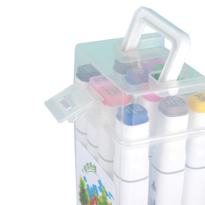 Ensemble de stylos marqueurs permanents à base d'alcool à double pointe, personnalisés, 24, 48, 60, 80, 168, 200 couleurs - Product Image 5