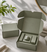 Vente en gros : Boîte d'expédition en carton ondulé recyclé, écologique, avec logo personnalisé, finition brillante, pour l'expédition par avion