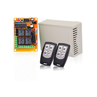 Télécommande sans fil YET005 pour volet roulant, code roulant 433,92 MHz, 4 boutons, arrêt automatique, portée 100 m, pour porte de garage et grue