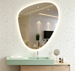 Modern <b>LED</b> <b>Wall</b> <b>Mirror</b> Irregular Backlit Vanity <b>Mirror</b> Frameless Bathroom Dressing <b>Mirror</b> for Hotel Washroom - Product Image 3