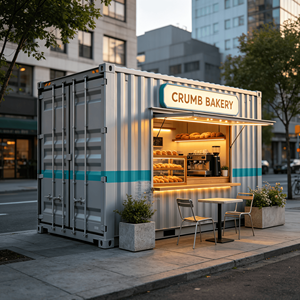 Prefab Restaurant Container Restaurant Shipping Container Cafe Mobile Coffee Container Shop - Product Image 1