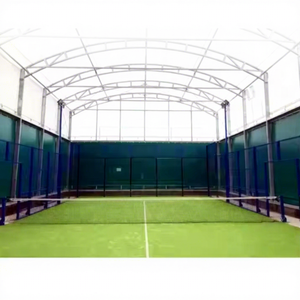 LDK equipamiento deportivo 2024 Nuevo diseño padel panorámico deporte padel Pista de tenis precio de fábrica - Product Image 2