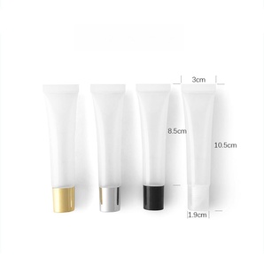 Tubos de Brillo Labial Vacíos de 15ml, Coloridos, Medianos, con Aplicador, Tubo Cosmético Suave con Aplicador, Material AS/ABS, Modelo ZC-20240514-20 - Product Image 1