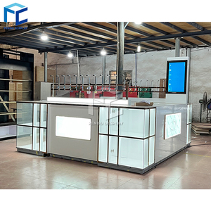Tùy chỉnh hiện đại bán lẻ trung tâm mua sắm Nước hoa mỹ phẩm <span class=keywords><strong>kiosk</strong></span> <span class=keywords><strong>Showcase</strong></span> sẵn sàng làm nước hoa dầu <span class=keywords><strong>kiosk</strong></span> để bán - Product Image 4