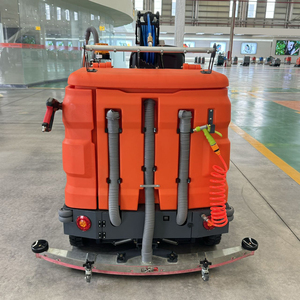 Boshuo Ride-on <b>Floor</b> Scrubber 12000m2/h 280L Clean Water 1230mm <b>Cleaning</b> Width for Industrial Logistics - Product Image 6