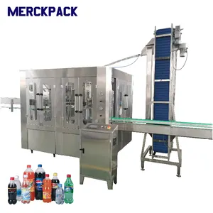 4000-5000BPH Carbonated Soft Drinks Filling Bottling Packaging Machine Line / Carbonated Water Bottling Machine Plant