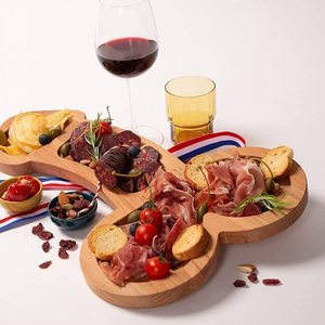 Planche à charcuterie drôle couverts cuisine vin viande Unique femmes cadeaux enterrement de vie de jeune fille en bois fromage apéritif plateau plateau - Product Image 3