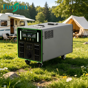 Furuien 3000W Lithium Ion 100/120Ah Portable <b>Power</b> Station Solar Car Pure Sine Wave MPPT Controller Type-C Flashlight FU-Pure Si - Product Image 2