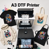 Imprimante numérique XM-301 A3 DTF avec tête d'impression XP600 et agitateur de poudre pour l'impression personnalisée de t-shirts, sweats à capuche, casquettes et impression par transfert thermique