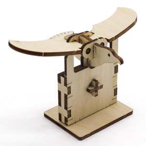 Kit de modelo de águila de madera, juguete educativo de montaje manual para niños, aprendizaje de ciencia STEAM, 7-9 años, forma de animal - Product Image 1