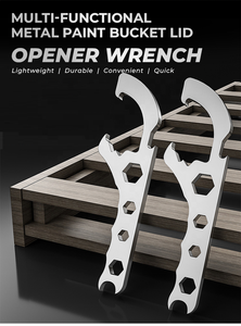 Chiave Universale per Aprire Secchi di Vernice in Plastica, Apritore per Coperchi di Fusti Metallici 21cm, Strumento Durevole per Facile Apertura e Manutenzione - Product Image 4