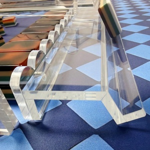 Regla de Mahjong Americana de Acrílico para Empujar y Organizar Fichas, para Entretenimiento en Salas de Juego - Product Image 3