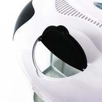 Aquarium Moderne Semi-Circulaire pour Poissons Rouges, pour Salon, Maison, Petite Taille, Verre Haute Définition, Économie d'Énergie Intelligente