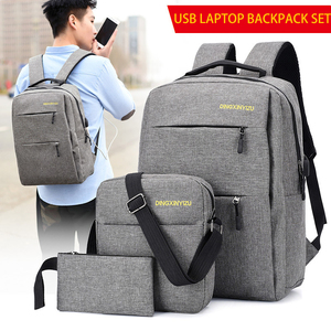 <span class=keywords><strong>Zaini</strong></span> Scolastici Oxford di Alta Qualità, Zaino USB alla Moda, Borsa per Laptop da Lavoro, Set da 3 Pezzi con Borsa a Tracolla - Product Image 2