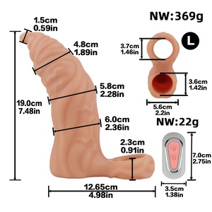 Extensor de Pene Vibrador CITYFUN, Estimulador de Agrandamiento de Pene, Funda Realista para Pene, Anillo para Pene, Juguetes Sexuales - Product Image 2