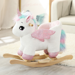 Peluche <span class=keywords><strong>licorne</strong></span> à gros yeux mignonne à bascule, très vendue, comme cadeau pour les filles - Product Image 3