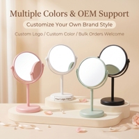 Miroir de maquillage de bureau double face pour usage domestique, salon de beauté haut de gamme, dortoir étudiant