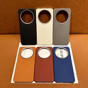 Tùy Chỉnh Mềm TPU Infinix Trường Hợp Điện Thoại Đơn Giản Retro Bò Da Mô Hình Thời Trang Điện Thoại Di Động Cover Quay Lại - Product Image 3