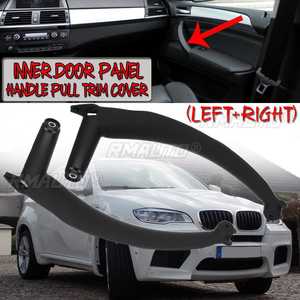 มือจับประตูภายในรถใหม่สำหรับ BMW X5 E70 sav 2007-2013 E71/E72 X6 sav 2008-2014แผงประตูด้านในแบบดึงฝาครอบ - Product Image 1