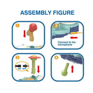 2025 éducation précoce Instrument de musique jouets enfants en plastique électronique <span class=keywords><strong>Jazz</strong></span> tambour <span class=keywords><strong>Piano</strong></span> clavier cymbale musique Microphone guitare - Product Image 5