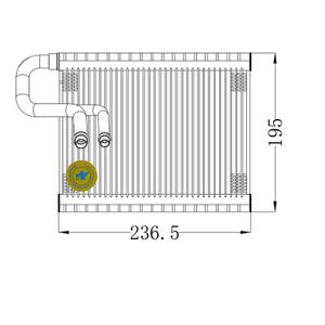 1623243080 Pièce de climatisation AC Évaporateur Bobine de refroidissement pour CITROEN C4 II Picasso II Ds4 PEUGEOT 308 408 II RC.700.094 - Product Image 4