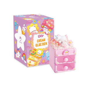 Boîte de <span class=keywords><strong>rangement</strong></span> éducative pour enfant, kit de jouets, bricolage, colle crème, <span class=keywords><strong>jouet</strong></span> de <span class=keywords><strong>rangement</strong></span> <span class=keywords><strong>fait</strong></span> <span class=keywords><strong>maison</strong></span>, dessin animé, cadeau mignon pour Noël et anniversaire - Product Image 1
