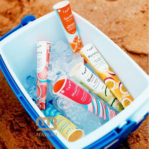 Tubo de Papel Desechable Ecológico Personalizado para Helados, Paletas Heladas, Yogurt Congelado, Cócteles y Jugos, Vaso de Papel con Sistema de Empuje - Product Image 1