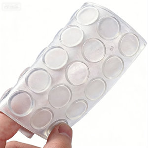 Clear Silicone <b>Rubber</b> Door Stopper Wall Shield Quiet Cushion Protector Silence Custom Non-Slip Shock Self Adhesive Bumpers Pads - Product Image 6
