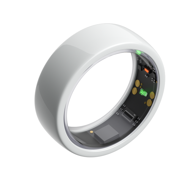 2025 New Ceramic Smart Ring with Breathing Light Message Alert Sleep Tracking Heart Rate Blood Oxygen Blood Pressure Health Ring
