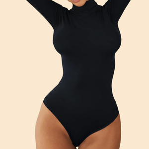 Body sculptant sans couture S-SHAPER pour femme, à manches longues, en nylon et élasthanne, effet <span class=keywords><strong>push</strong></span>-<span class=keywords><strong>up</strong></span> fessier, compression, fabriqué sur mesure - Product Image 2