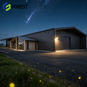 Prefabricated Steel Structure 1000 Square Meter Warehouse & <b>Workshop</b> with <b>Light</b> Weight Metal Frame for Industrial Use - Product Image 1