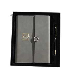 Cahier de bureau en PU Coffret cadeau Cahier promotionnel pour le travail ou l'école - Product Image 1