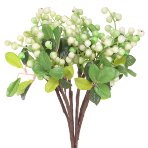 Branche artificielle avec cône de pin et baies pour la décoration de Noël - Product Image 4