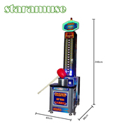 Machine de jeu d'arcade à monnayeur, jeu de rue de frappe au marteau géant, avec système de récompense, personnalisable, version anglaise, pour usage intérieur