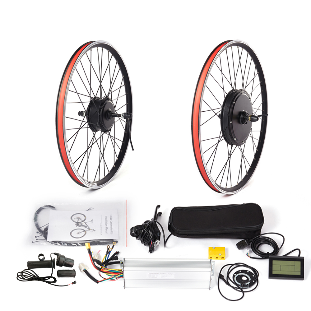 Комплект для электровелосипеда, 36 В, 250 Вт, 48 В, 1000 Вт, 1500 Вт, 20-29 дюймов