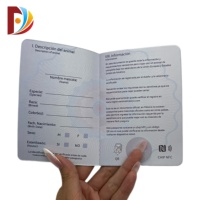 Passeport pour animaux de compagnie FD personnalisé, couverture spéciale imprimée en couleur de haute qualité, pour chiens et chats, manuel de voyage, passeport pour animaux de compagnie pour hôpital vétérinaire