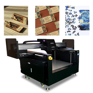 เครื่องพิมพ์ยูวีแบบแท่นราบอัตโนมัติความเร็วสูง A1 รุ่น 9060 1210 CE4M พร้อมเคลือบเงา ใหม่ สำหรับพิมพ์ลายนูน  พวงกุญแจ โลหะ และพลาสติก - Product Image 3