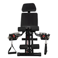 Machine multifonctionnelle d'exercice de Fitness, banc de musculation pliable et réglable en hauteur