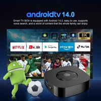 Décodeur Réseau Mortal T1 Ultra 8K Ultra DUAL UI Android 14 Rockchip RK3518 Quad Core 2 Go RAM 8 Go ROM Wi-Fi 6 Puissant Boîtier IPTV