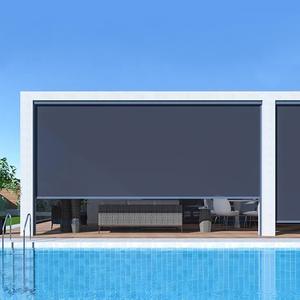 Tenda Parasole Elettrica, Tenda a Rullo Elettrica da Esterno, Tende Pieghevoli Esterne, Schermo Esterno - Product Image 1