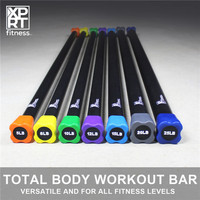 XPRT Fitness Home Gym Coloré Formation Populaire Barre De Poids Droite Aérobic Workout Body Barbell Bar 20lb Haltérophilie