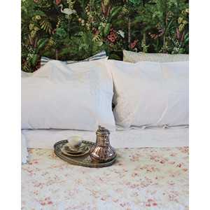 Ensemble de draps pour lit double king size Mirellas 3 pièces avec broderie d'anges, fil sicilien, draps plats et ajustés, literie en coton - Product Image 6